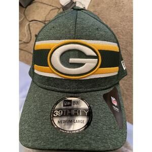 New Era Green Bay Packers 39Thirty NFL Football Sideline Cap Hat Flex Fit M/L
